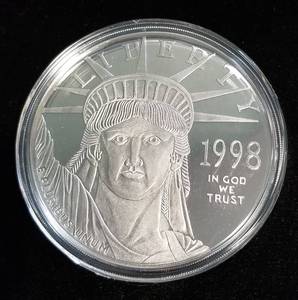 4 TROY OZ .999 FINE SILVER 1998 STATUE OF LIBERTY IN AIRTITE