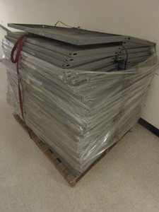 lot 301 image: METAL SHELF UNITS