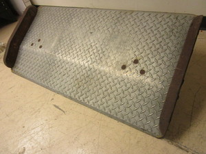 lot 313 image: STEEL DOCK PLATE