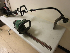 lot 316 image: MTD LAWN STRING TRIMMER, WEED EATER 18 EXCALIBUR WITH STAINLESS STEEL BLADE