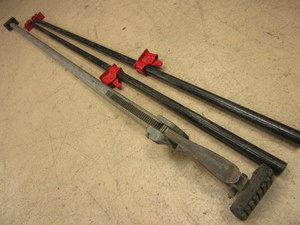 lot 360 image: FARM JACK, PIPE CLAMPS