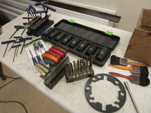 lot 420 image: PITTSBURGH PRO IMPACT DEEP SOCKET SET, SCREWDRIVER SET, T-HANDLE HEX WRENCHES, MORE