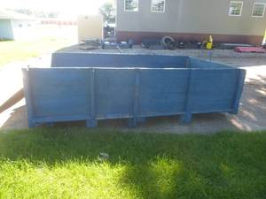Antique Wood Grain Truck Box