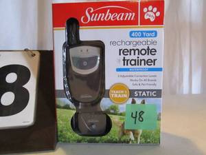 lot 48 image: Sunbeam Rechargeable Remote Trainer