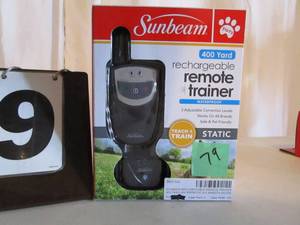 lot 79 image: Sunbeam Rechargeable Remote Trainer