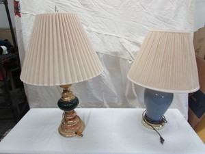 lot 29 image: Table Lamps