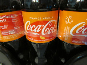 lot 57 image: Coca Cola Orange Vanilla Soda