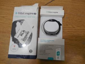 lot 22 image: Fitbit Inspire HR Fitness Tracker - Black