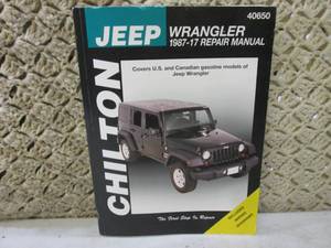 Chilton Jeep Wrangler 1987-17 Repai...