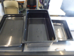 lot 41 image: 3 Salad Bar Pans