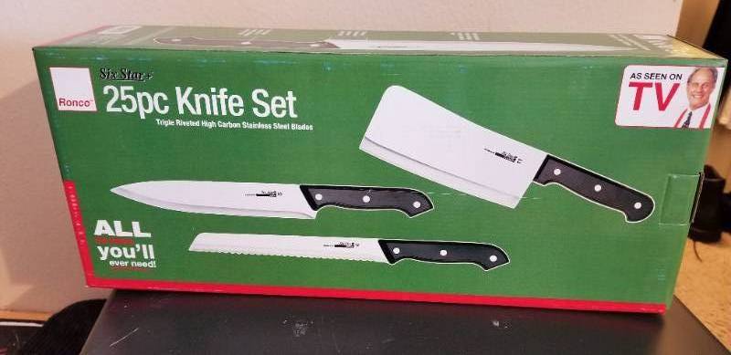 Ronco 25 piece Knife Set NIB  NE Minneapolis Warehouse District