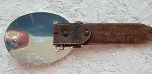 lot 22 image: Tony Lama Western Belt with Steer Skull Buckle, size 40