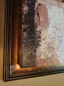 lot 80 image: Cherry Blossom Collage Wall Art signed Tinao