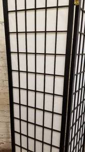 lot 27 image: Three Panel Screen Room Divider