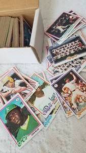 lot 69 image: Topps Football Cards  1975, 76, 77 plus Tops Baseball Cards 1978