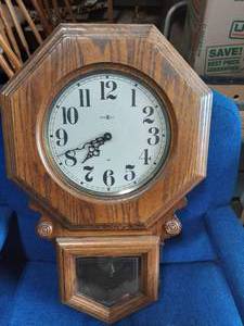Howard Miller Oak Wall Clock 24