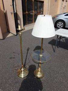 2-Brass Floor Lamps