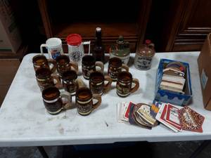 Vintage Steins & Coasters
