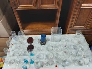 Assorted Glassware  & Decor