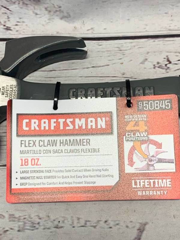 craftsman 18 oz flex claw hammer