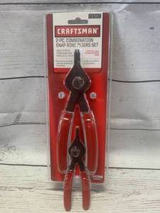 lot 11 image: Craftsman 2pc Combo Snap Ring Pliers Set