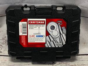 lot 29 image: Craftsman 11pc 14 Drive SAE Socket Set