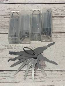 lot 40 image: Lot of 5 Vehicle Lock Out Jiggler Key Sets (10pc sets )