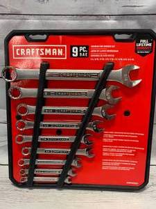 lot 49 image: Craftsman 9pc SAE Wrench Set