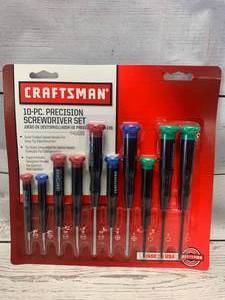 lot 66 image: Craftsman 10pc Precision Screwdriver Set