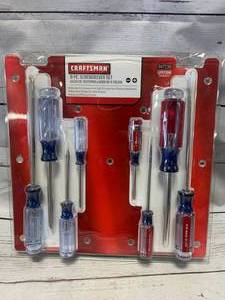 lot 71 image: Craftsman 8pc Screwdriver Set