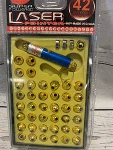 lot 90 image: Laser Pointer  Cat Toy with 42 Heads