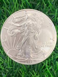 lot 98 image: 2020 .999 Silver American Eagle