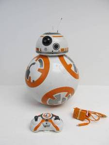 lot 74 image: Working Star Wars BB8 Large Size Remote Control Droid