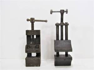 lot 133 image: 2 Vintage Heavy Duty Machinist Vises