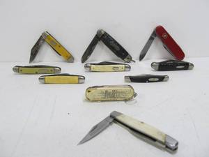 lot 141 image: Nice Lot of Vintage FoldingPocket Knives