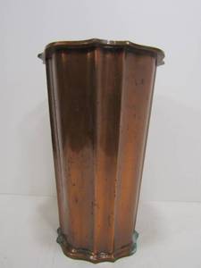 lot 183 image: Solid Copper RESTORATION HARDWARE Umbrella Holder