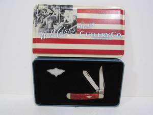 lot 82 image: Brand New CASE XX Folding Knife in Metal Box