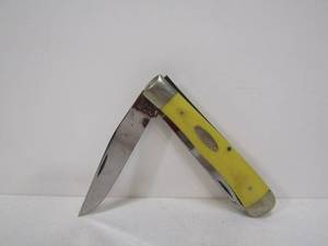 lot 91 image: Vintage CASE XX 2 Blade Folding Trapper Knife