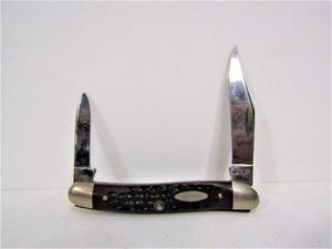 lot 94 image: Vintage 1970s CASE XX 2-Blade Folding Knife
