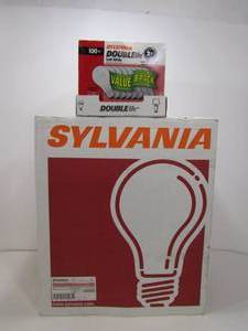 lot 199 image: LARGE Case of Brand New Sylvania Light Bulbs