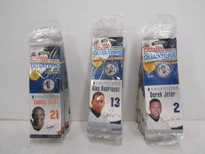 lot 230 image: Lot of Brand New MLB Player Quarters
