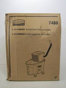 lot 245 image: Brand New RUBBERMAID Commercial Mop Bucket