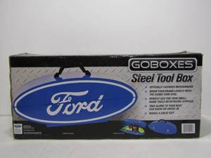 lot 259 image: New in Box FORD Steel Toolbox