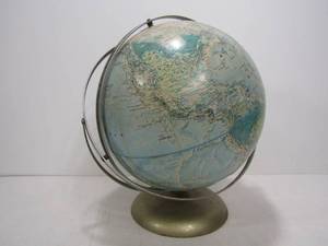 lot 261 image: Vintage Dual Axis Rand McNally 12 World Portrait Globe
