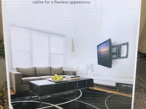 lot 283 image: Brand New Large Universal Full Motion TV Wall Mount