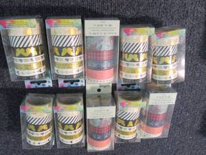 10 pks Assorted Washi Tape...
