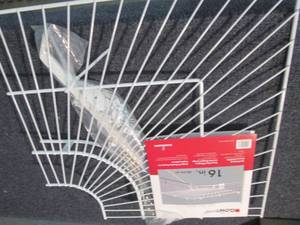 3 Closet Maid  Shelf & Rod Cornet S...