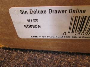8 inch Deluxe White Drawer Kit...