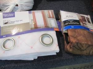 2 Small Window Sets, 84 inch Sheer ...