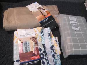 3 Assorted Table Cloths...